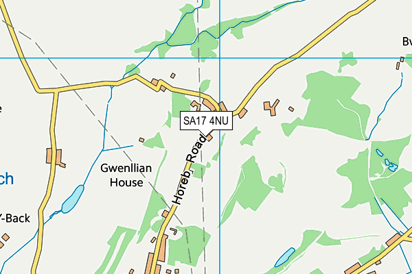 SA17 4NU map - OS VectorMap District (Ordnance Survey)