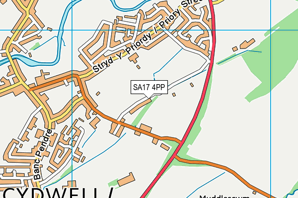Map of DYFED CCTV LTD at district scale