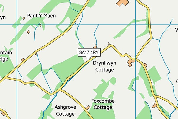 SA17 4RY map - OS VectorMap District (Ordnance Survey)