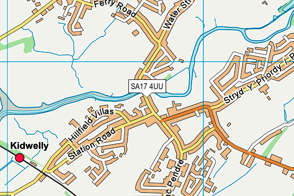 SA17 4UU map - OS VectorMap District (Ordnance Survey)