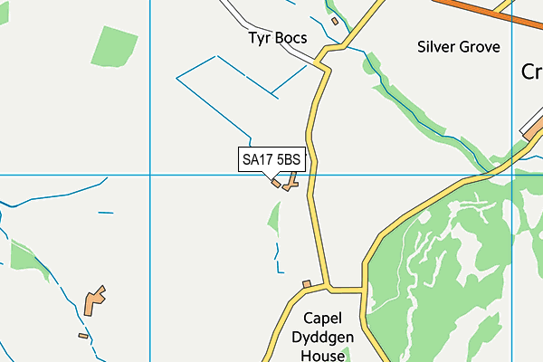 SA17 5BS map - OS VectorMap District (Ordnance Survey)