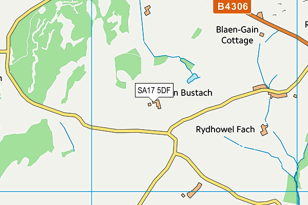 SA17 5DF map - OS VectorMap District (Ordnance Survey)