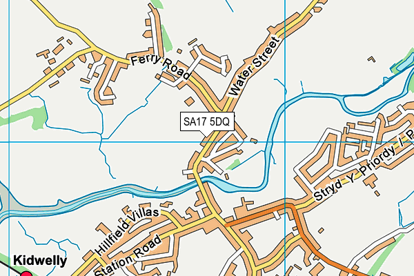 SA17 5DQ map - OS VectorMap District (Ordnance Survey)