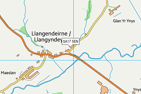 SA17 5EN map - OS VectorMap District (Ordnance Survey)