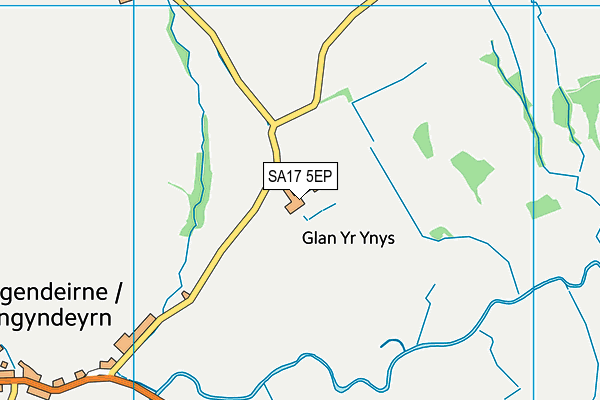 SA17 5EP map - OS VectorMap District (Ordnance Survey)