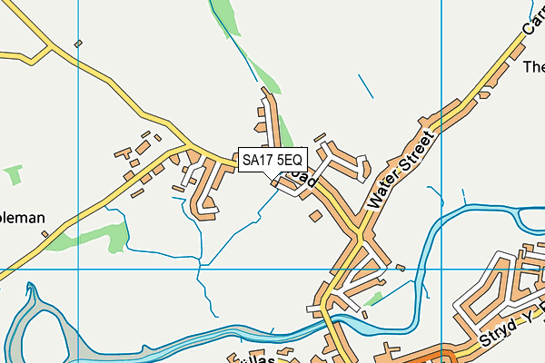 SA17 5EQ map - OS VectorMap District (Ordnance Survey)