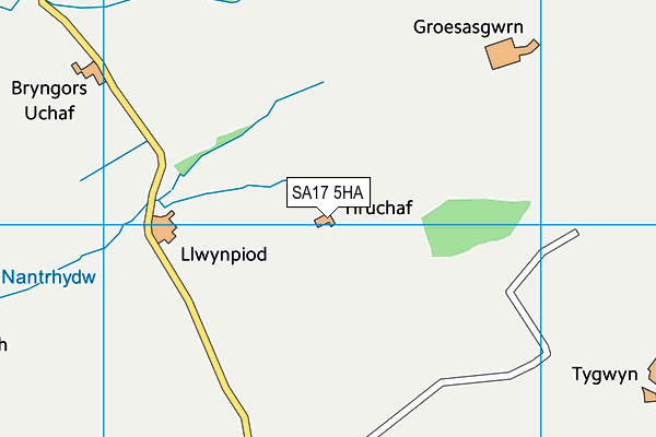 SA17 5HA map - OS VectorMap District (Ordnance Survey)