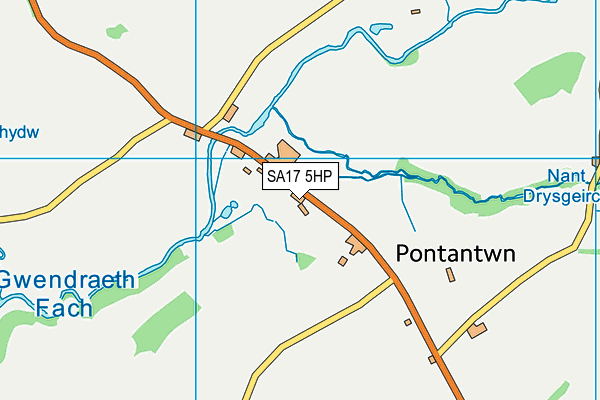 SA17 5HP map - OS VectorMap District (Ordnance Survey)