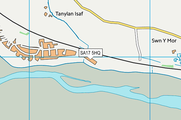 SA17 5HQ map - OS VectorMap District (Ordnance Survey)