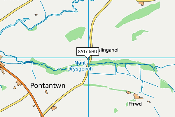 SA17 5HU map - OS VectorMap District (Ordnance Survey)