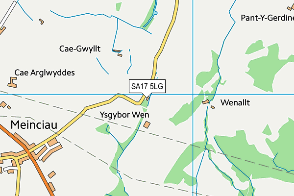 SA17 5LG map - OS VectorMap District (Ordnance Survey)
