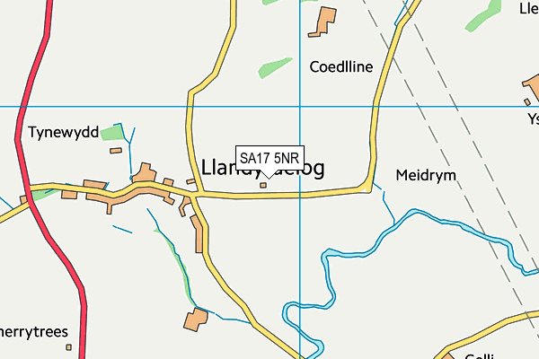 SA17 5NR map - OS VectorMap District (Ordnance Survey)