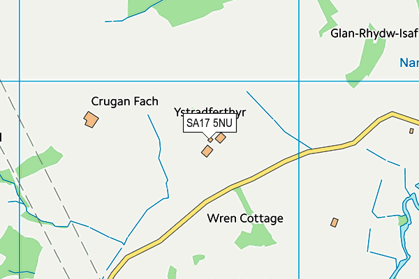 SA17 5NU map - OS VectorMap District (Ordnance Survey)
