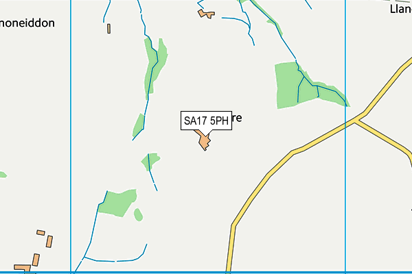 SA17 5PH map - OS VectorMap District (Ordnance Survey)