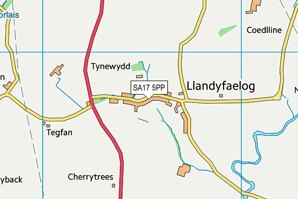 SA17 5PP map - OS VectorMap District (Ordnance Survey)