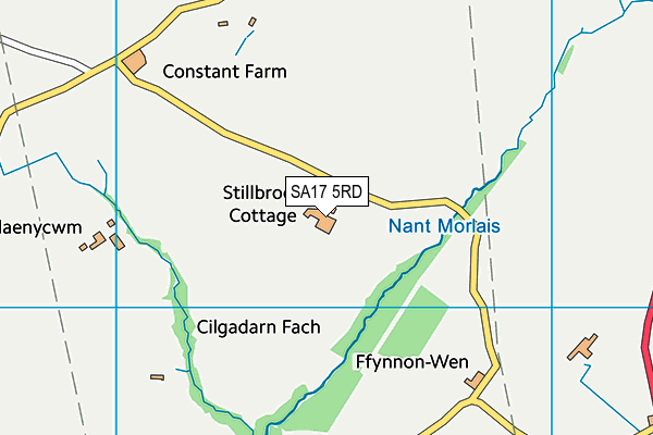 SA17 5RD map - OS VectorMap District (Ordnance Survey)