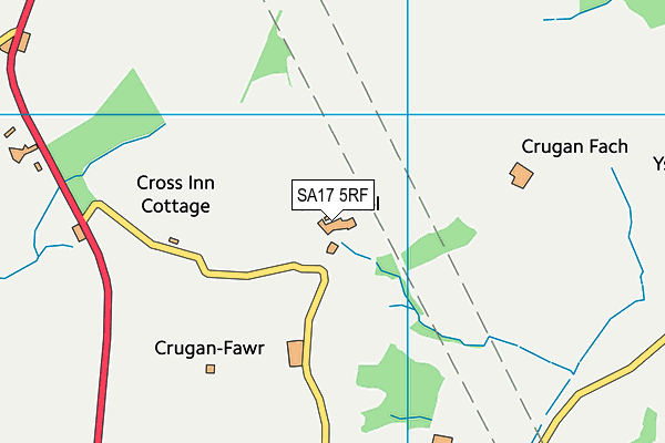 SA17 5RF map - OS VectorMap District (Ordnance Survey)