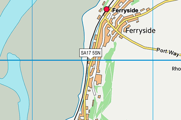 SA17 5SN map - OS VectorMap District (Ordnance Survey)