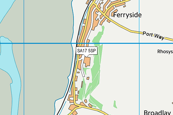 SA17 5SP map - OS VectorMap District (Ordnance Survey)