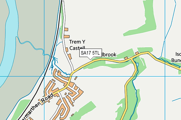 SA17 5TL map - OS VectorMap District (Ordnance Survey)