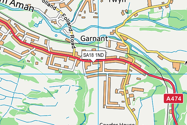 Map of GARNANT HOUSE LLP at district scale