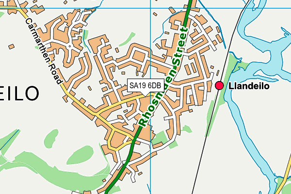 Map of CAMBRIAN PSYCHOLOGY LTD at district scale