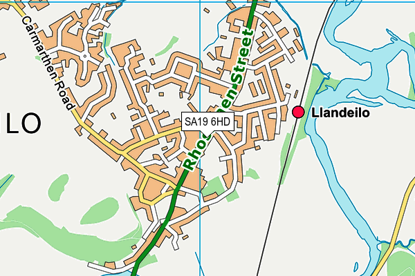 Map of HYWEL RICHARDS LTD at district scale
