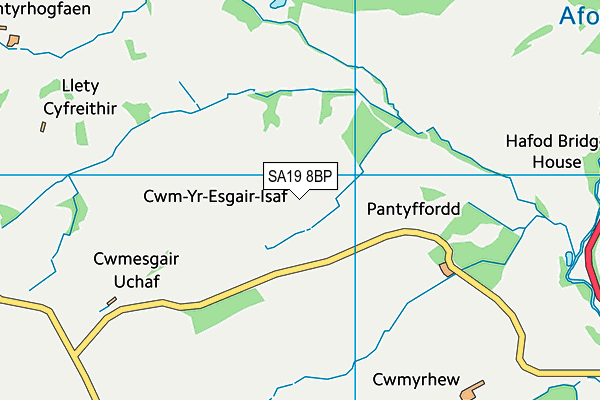 SA19 8BP map - OS VectorMap District (Ordnance Survey)