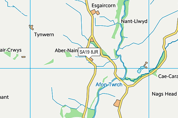 SA19 8JR map - OS VectorMap District (Ordnance Survey)