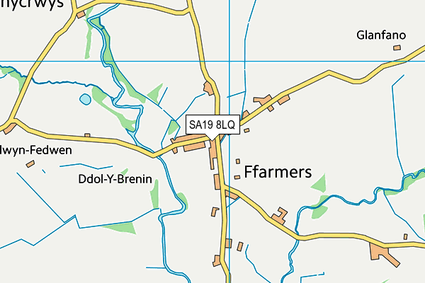 SA19 8LQ map - OS VectorMap District (Ordnance Survey)