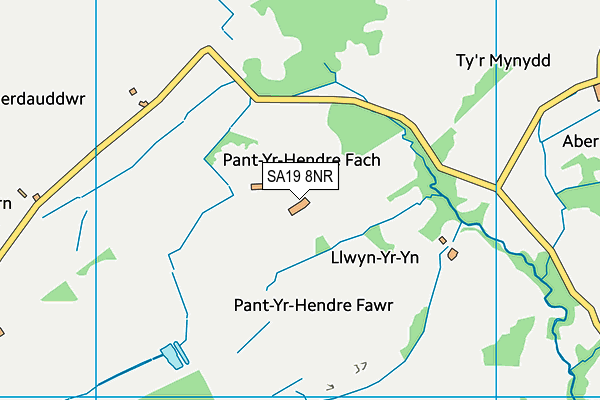 SA19 8NR map - OS VectorMap District (Ordnance Survey)