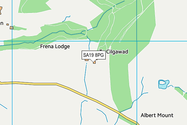 SA19 8PG map - OS VectorMap District (Ordnance Survey)