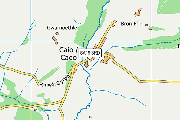 SA19 8RD map - OS VectorMap District (Ordnance Survey)