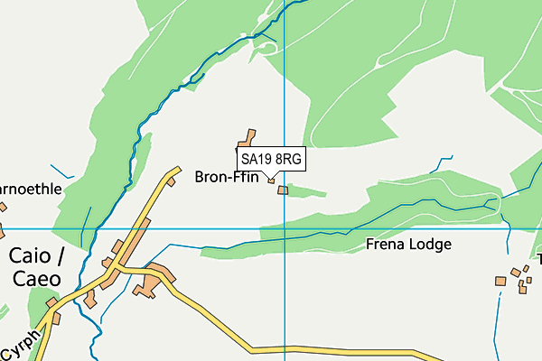 SA19 8RG map - OS VectorMap District (Ordnance Survey)