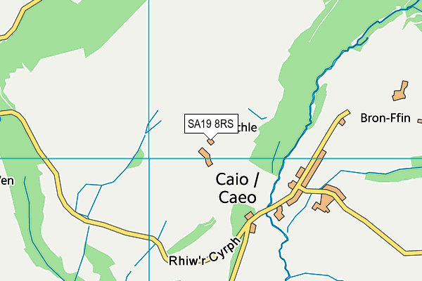 SA19 8RS map - OS VectorMap District (Ordnance Survey)