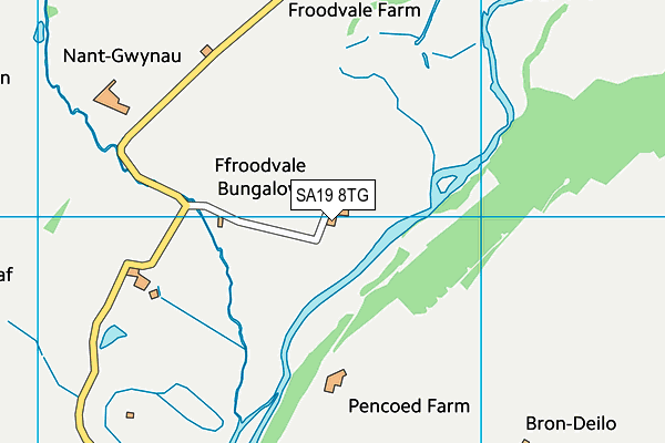 SA19 8TG map - OS VectorMap District (Ordnance Survey)