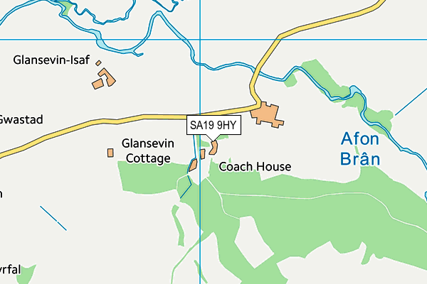 SA19 9HY map - OS VectorMap District (Ordnance Survey)