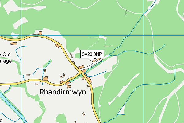 SA20 0NP map - OS VectorMap District (Ordnance Survey)