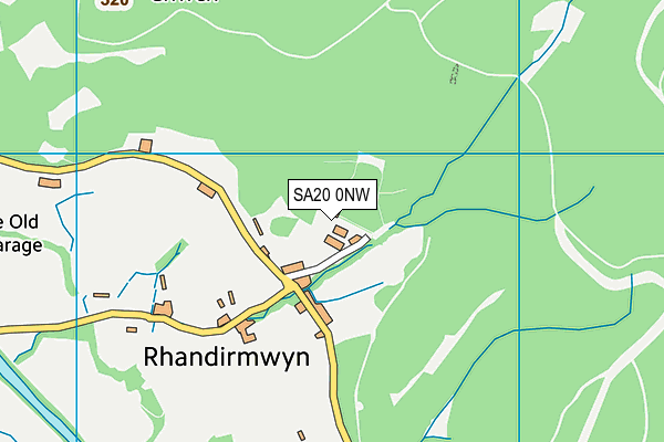 SA20 0NW map - OS VectorMap District (Ordnance Survey)