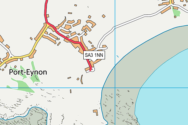 SA3 1NN map - OS VectorMap District (Ordnance Survey)