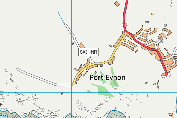 SA3 1NR map - OS VectorMap District (Ordnance Survey)