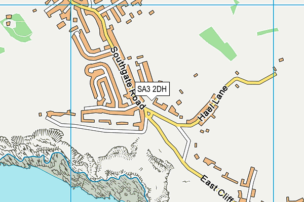 Map of S.A.3 CLIFFS LIMITED at district scale