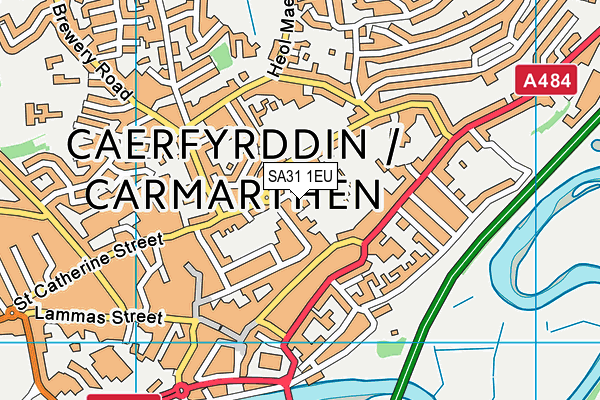 SA31 1EU map - OS VectorMap District (Ordnance Survey)