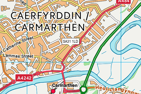 SA31 1LD map - OS VectorMap District (Ordnance Survey)