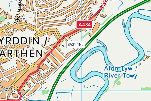 SA31 1NL map - OS VectorMap District (Ordnance Survey)