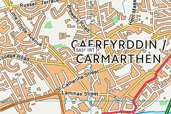 Map Of Carmarthen Town Sa31 1Rt Maps, Stats, And Open Data