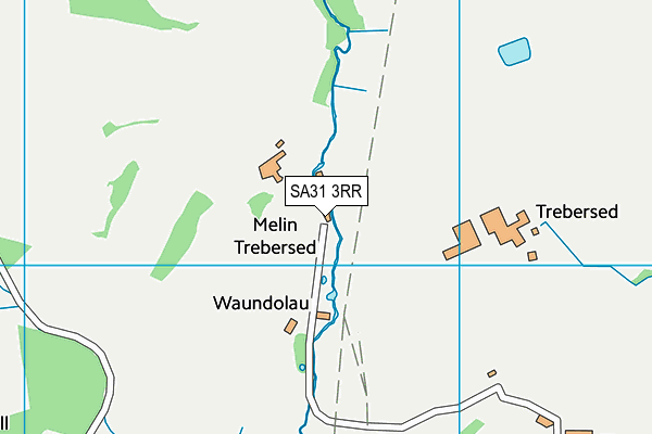 SA31 3RR map - OS VectorMap District (Ordnance Survey)