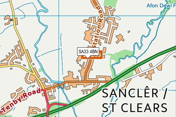 Map of THE ST CLEARS JOINERY COMPANY LIMITED at district scale