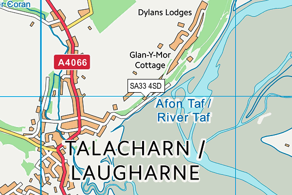 SA33 4SD map - OS VectorMap District (Ordnance Survey)