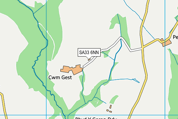 SA33 6NN map - OS VectorMap District (Ordnance Survey)